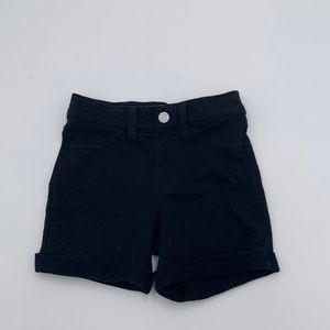 Girls size small 6-7 Old Navy stretch black shorts